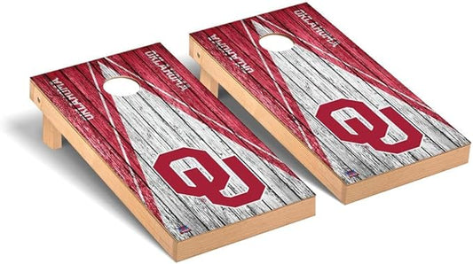 College Team Cornhole Boards, 2x4 Premium Corn Hole Game Set, Officially Licensed Cornhole Game, Perfect for Tailgates