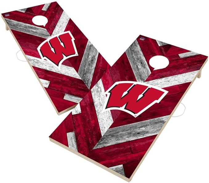 College Team Cornhole Boards, 2x4 Regulation Corn Hole Game Set, Officially Licensed Cornhole Game, Perfect for Tailgates