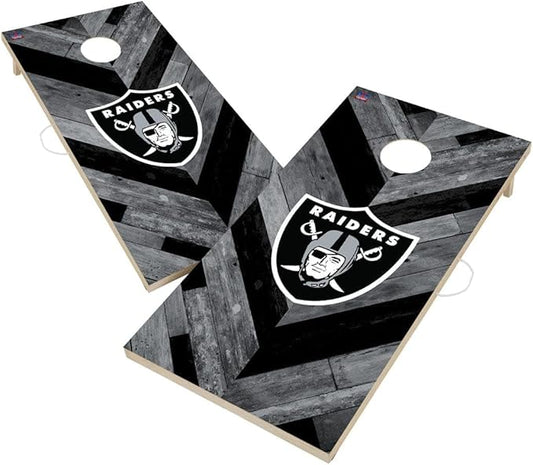 Football Team Cornhole Boards, 2x4 Regulation Corn Hole Game Set, Officially Licensed Cornhole Game, Perfect for Tailgates