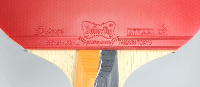 Butterfly Nakama Shakehand Ping Pong Paddle - Recommended for Beginner & Intermediate Level Players - Includes Two Free 40+ Balls - International Table Tennis Federation Approved