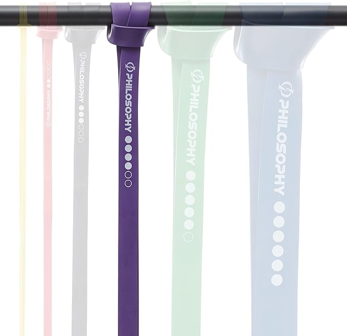 Philosophy Gym Pull Up Assist Band - Resistance Power Loop Exercise Band