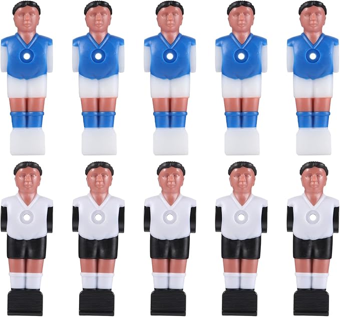 10cs Foosball Men Replacement Foosball Player Figurine Foosball Accessories Soccer Table Parts