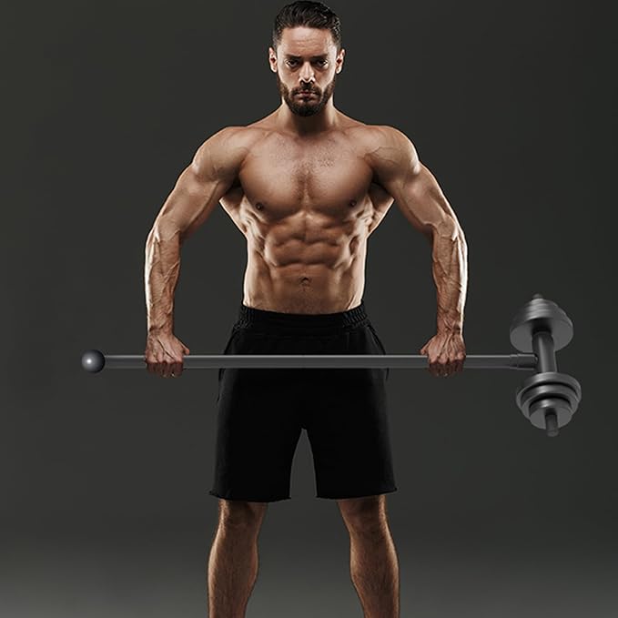 Dumbbell Converter for Strength Training-Convert Dumbbells to Mace Bell,Grip Steel Club,Revolve Steel Macebell,Woman&Man Full Body Workout,Stretching,Rehabilitation,Conditioning and Rotational Training