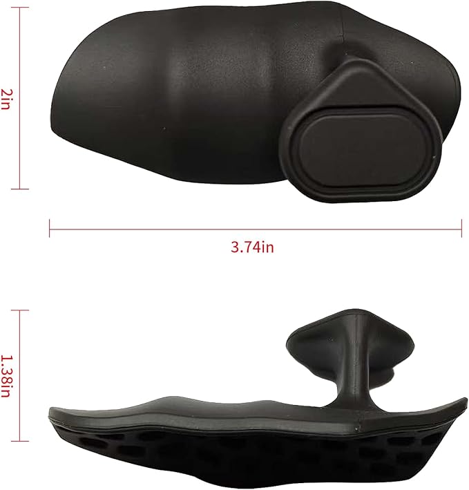 Weight Lifting Grips for Men & Women – 4 Pack Anti-Slip Rubber Gym Grips, Fingerless Workout Gloves for Weightlifting, Pull-Ups, Deadlifts, Dumbbells & Strength Training