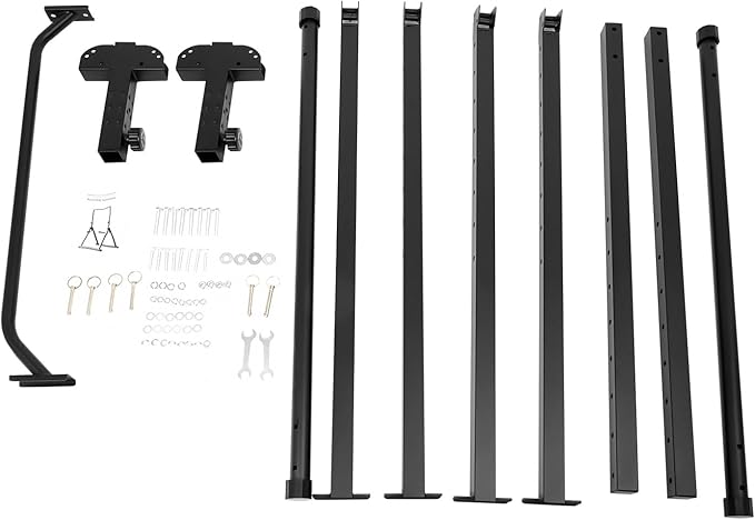 Triangular Pull Up Station, Carbon Steel Pull Up Bar for Home Gym Strength Training Equipment, 440.92 lbs 4.36 * 3.81 ft Adjustable Height Home Pull Up Bar (Free Standing)