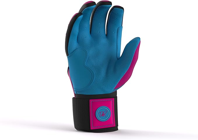 Drip & Rip Baller Series - Youth Batting Gloves + Adult Batting Gloves - for Softball and Baseball - Long Cuff Style for Men and Youth