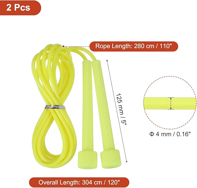 PATIKIL Jump Rope PVC, Adjustable Speed Skipping Rope Tangle-Free Exercise Equipment for Workout Women Men Outdoor Training Home Fitness