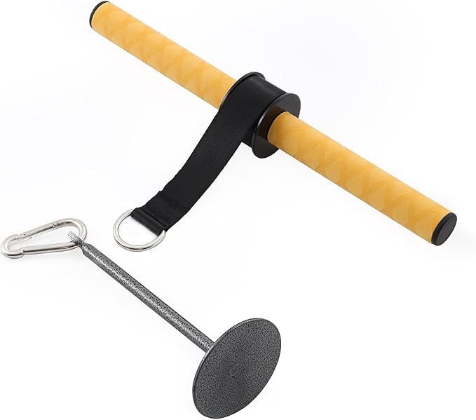 PELLOR Wrist and Forearm Blaster, Wrist Roller & Forearm Roller with Anti-Slip Grip Handles, Forearm Strength Trainer Ideal for Grip Strength, Muscle Building, Rehabilitation