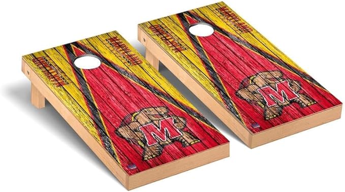 College Team Cornhole Boards, 2x4 Premium Corn Hole Game Set, Officially Licensed Cornhole Game, Perfect for Tailgates