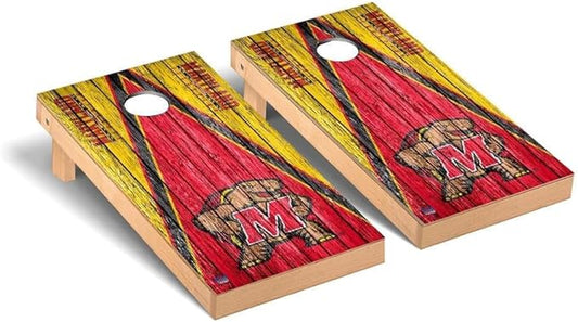 College Team Cornhole Boards, 2x4 Premium Corn Hole Game Set, Officially Licensed Cornhole Game, Perfect for Tailgates