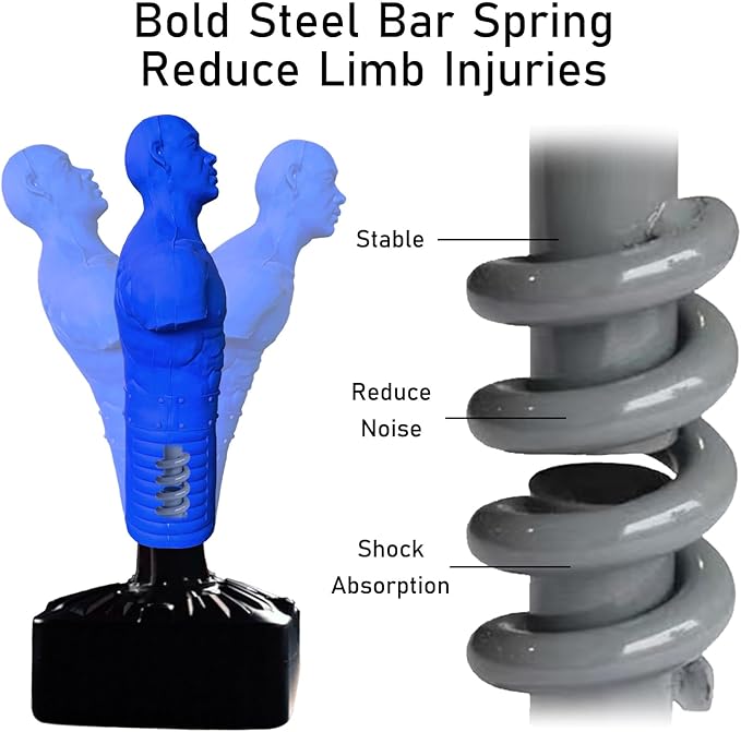 Bob Punching Dummy,Precision Strike,Durable Silicone Punching Bag with Large Base for Adult Child，Home Office Gymgym, Taekwond，Warm Up