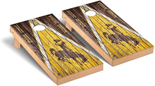 College Team Cornhole Boards, 2x4 Premium Corn Hole Game Set, Officially Licensed Cornhole Game, Perfect for Tailgates