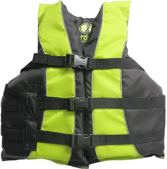 Hardcore Life Jacket Paddle Vest; Coast Guard Approved Type III PFD Life Vest Flotation Device; Jet ski, Wakeboard, Kayak; Ideal Extra Life Jacket for Your Pontoon Boat
