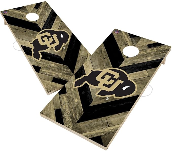 College Team Cornhole Boards, 2x4 Regulation Corn Hole Game Set, Officially Licensed Cornhole Game, Perfect for Tailgates