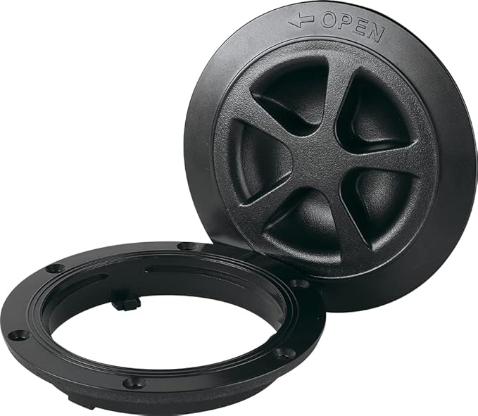 SEAFLO Deck Plate Hatch for Marine Boat Kayak Choose Size, Color and Storage Bag