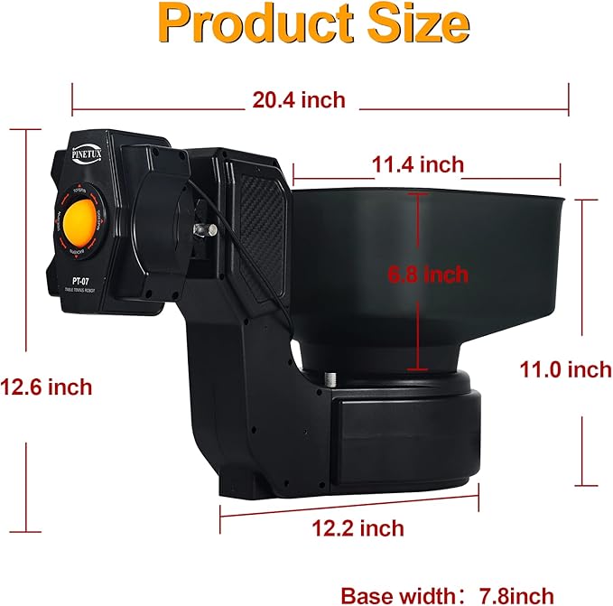 ZXMT Table Tennis Robots for Training, Table Tennis Machine, Advanced Pingpong Machine Automatic Tennis Balls Launcher with Customize Spin, Frequency, Ball Speed, Rotation Intensity, Landing, Height