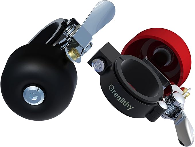 Greallthy Bike Bell Classic Brass Bicycle Bell,Bike Bells for Adults Kids,Loud Sound Bells Fit for 0.87-1.25in/22.2-31.8mm Bicycle Handlebars,Road Mountain Bike Accessories.