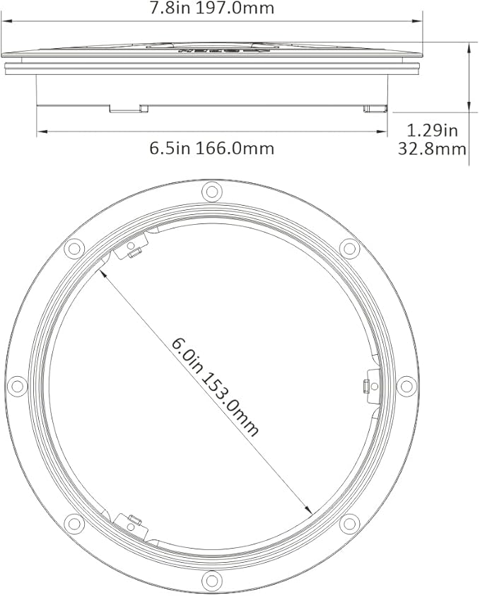SEAFLO Deck Plate Hatch for Marine Boat Kayak Choose Size, Color and Storage Bag