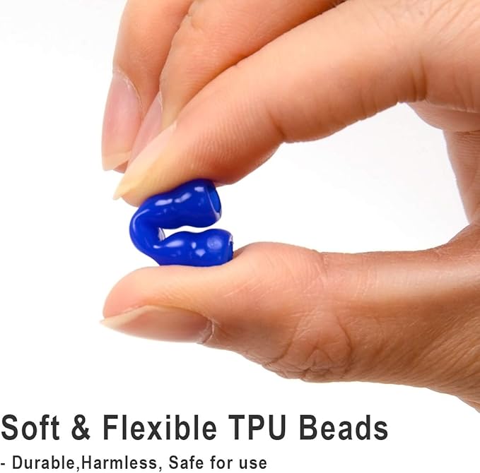 Coolrunner 16 FT Long Jump Rope(2 PACK), Double Dutch Jump Ropes, Soft Beaded Skipping for Kids Adults, Plastic Segmented Long Enough for 4-5 Jumpers