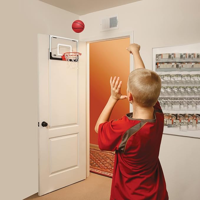 Mini Basketballs,3 Pack 6" Inch Small Basketball Set with Pump Over The Door Mini Hoop Basketball Replacement Toy for Toddlers,Kids,Teenagers for Pool,Indoors,Outdoors