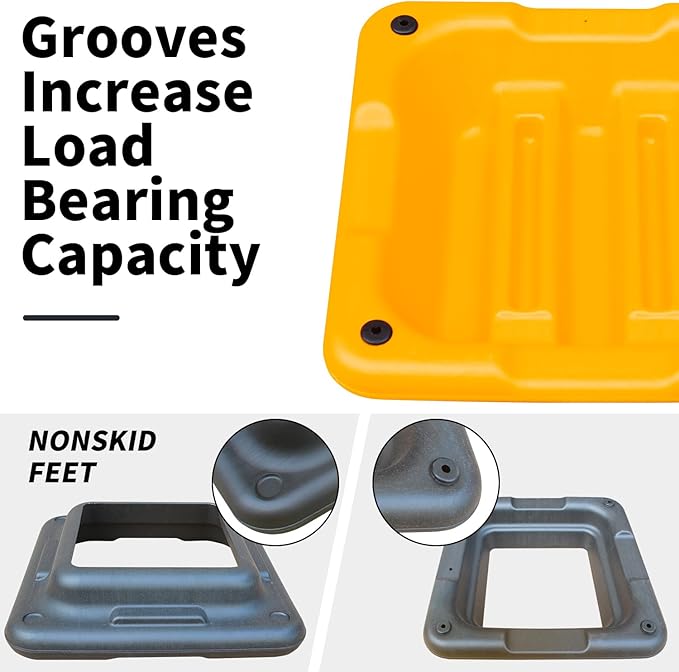 Aerobic Step Platform 30" × 14" Height Adjustable Workout Step for Fitness Strength Training with Risers Exercise Platform for Home Gym