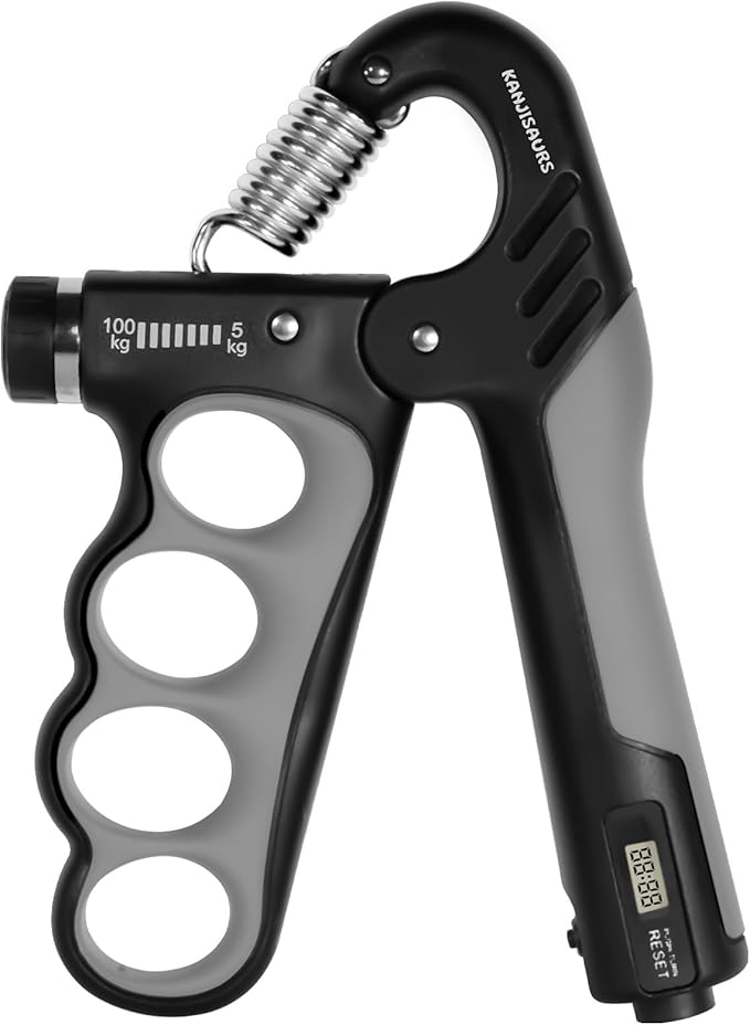 Grip Strength Trainer,Adjustable Resistance Forearm Strengthener,Five Fingers Hand Grips Strengthener with Digital Counter, Handgrip Strength Trainer, Hand Workout Grip