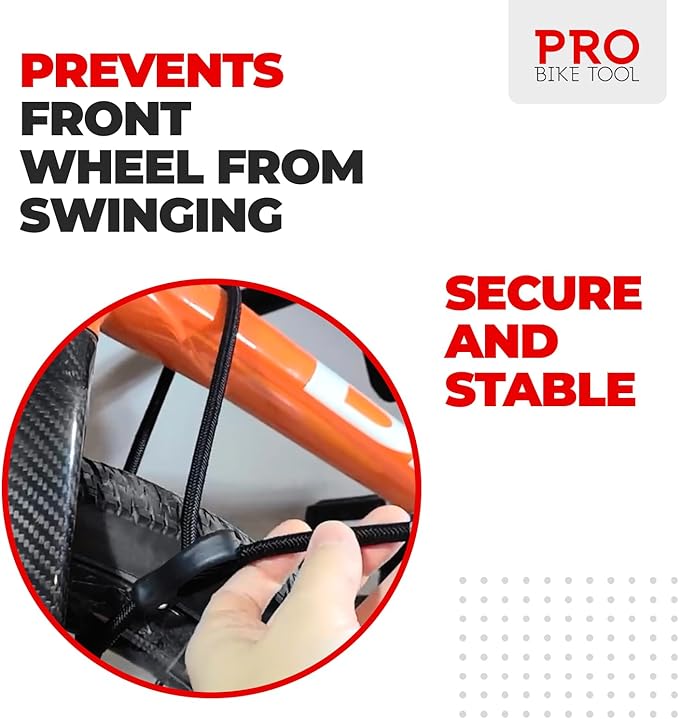 PRO BIKE TOOL Bike Wall Mount - Horizontal Indoor Bike Rack for 1 Bicycle - Bike Rack for Garage - Safe and Secure Bike Hook for Road, Mountain or Hybrid Bikes - Bike Hanger, Bicycle Storage