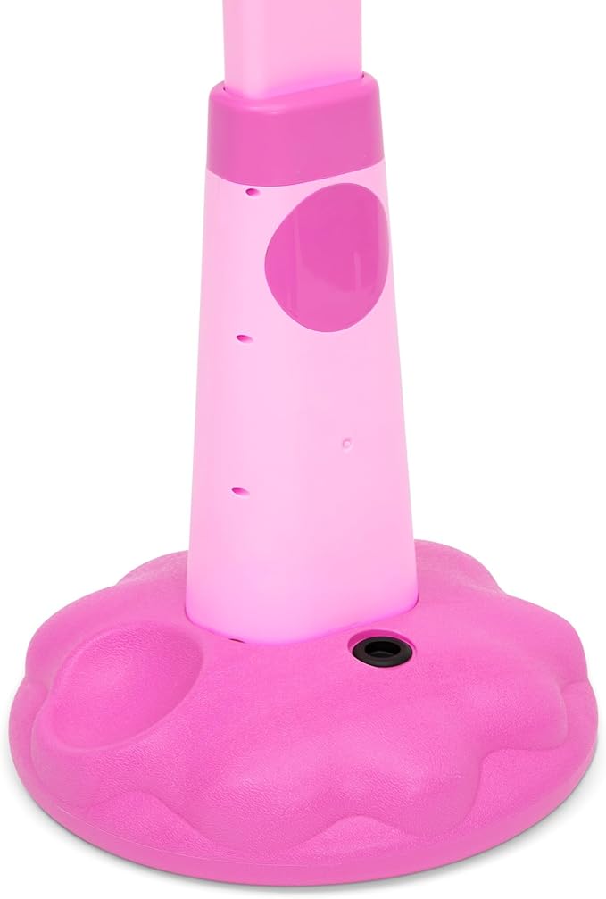 Minnie Mouse Plastic Basketball Set by Delta Children – Includes Basketball Hoop, 1 Basketball and Ball Pump