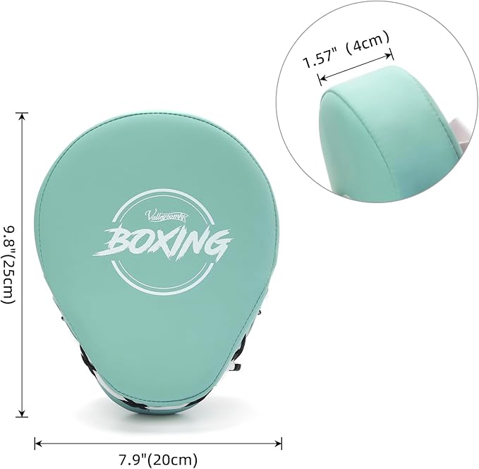 Valleycomfy Boxing Curved Focus Punching Mitts- Leatherette Training Hand Pads