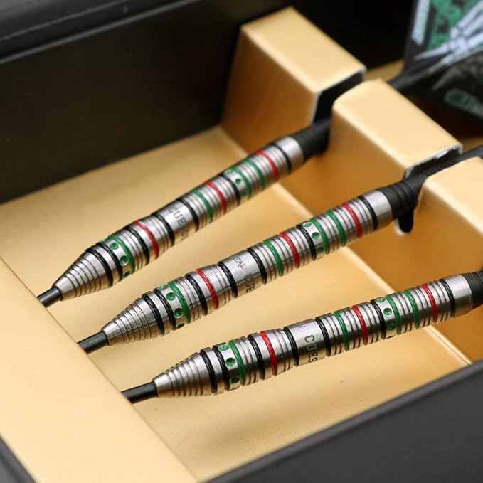 CUESOUL Jazz-Metal 21g/23g/25g 90% Tungsten Steel Tip Dart Set with Integrated Dart Shafts and Dart Flights