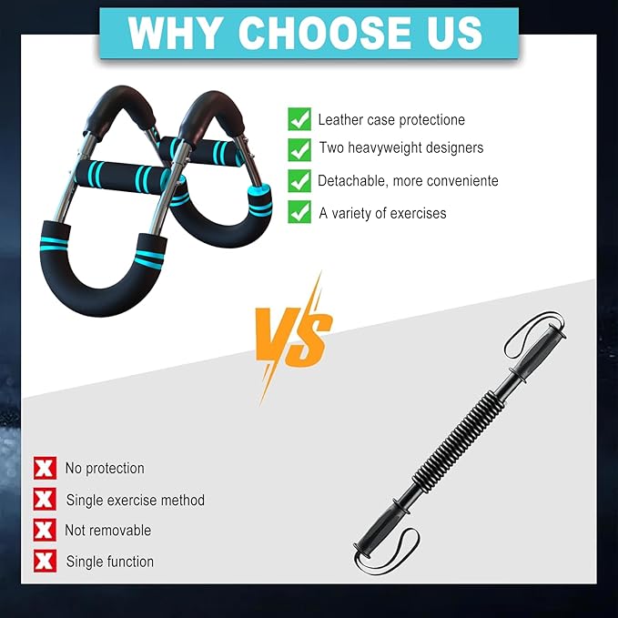 Twister Arm Trainer, Adjustable Chest Muscle Training clamp Muscle Expander,Gorilla bar Shoulder Muscle Training Fitness Equipment, Portable Upper Limb Strength Training Machine arm Torque Trainer