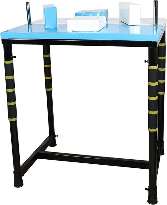 INNOLIFE Arm Wrestling Battle Table with Wrist Rope, Arm Strength Training Equipment Competition Training Arm Wrestling Table for Use in Home Gym, Blue