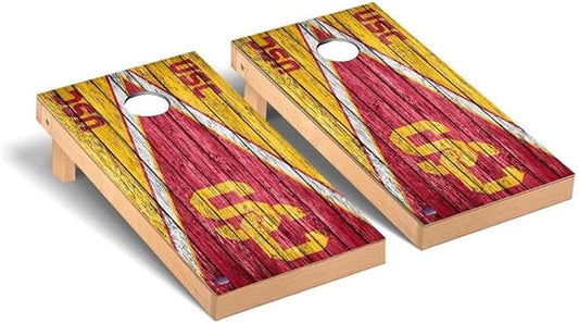 College Team Cornhole Boards, 2x4 Premium Corn Hole Game Set, Officially Licensed Cornhole Game, Perfect for Tailgates