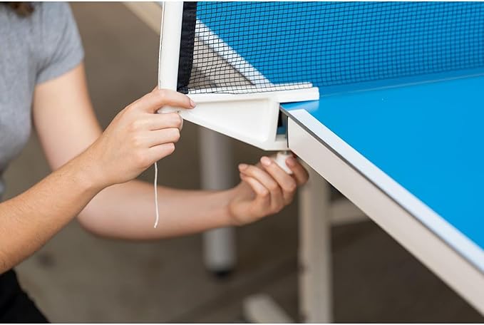 STIGA XTR Professional Outdoor Table Tennis Tables – All Weather Aluminum Waterproof Outdoor or Indoor Design with Net & Post - 10 Minute Easy Assembly Ping Pong Table with Compact Storage