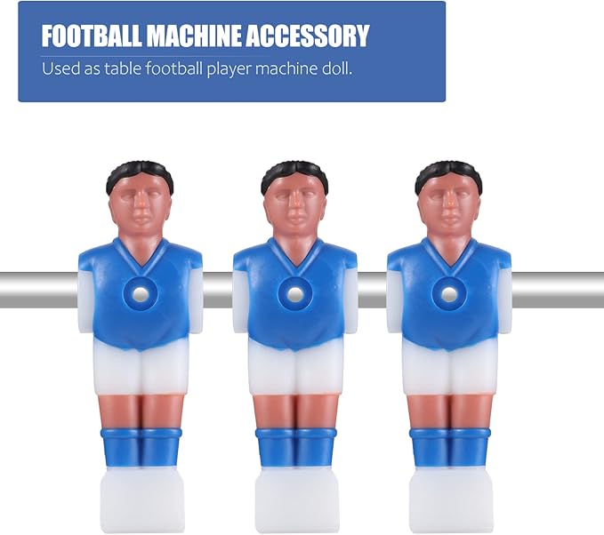 10cs Foosball Men Replacement Foosball Player Figurine Foosball Accessories Soccer Table Parts