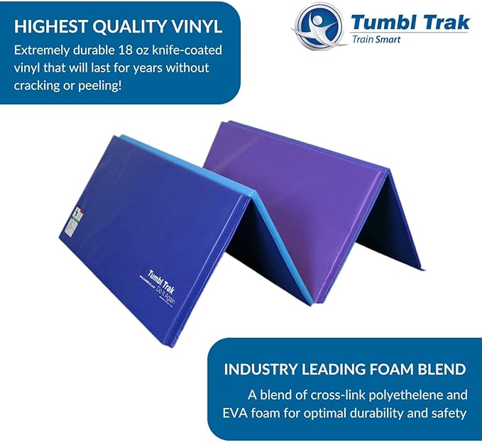 Tumbl Trak Gymnastics Folding Tumbling Panel Mat