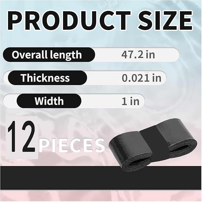 LK Sports Tennis Racket Grip Tape, 12 Pack, Absorbent and Anti-Slip Tennis Overgrip, Precut Soft Pickleball Paddle/Badminton Wrap Grips Tape