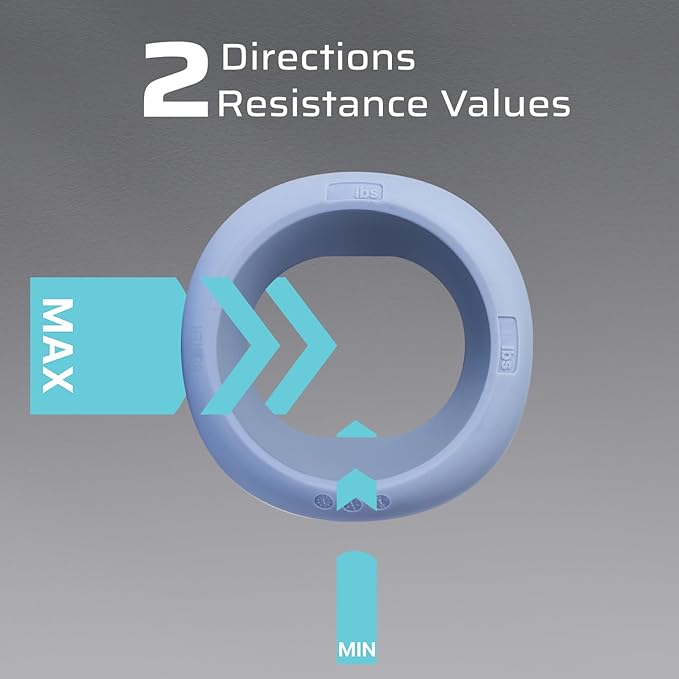 BERTER Hand Grip Strengthener, Grip Strength Trainer, Fingers Exerciser Set, Silicone Rings for Muscle Training Sports Rock Climbing Finger Rehabilitation Training, Home and Office (3 PCS)