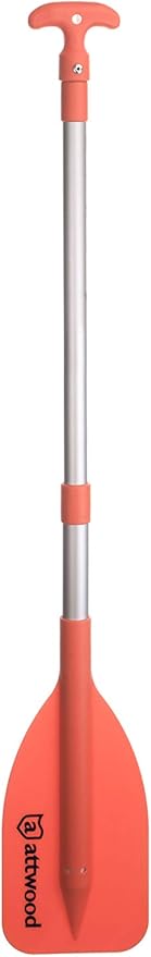 Attwood Emergency Telescoping Paddle for Boating, Orange