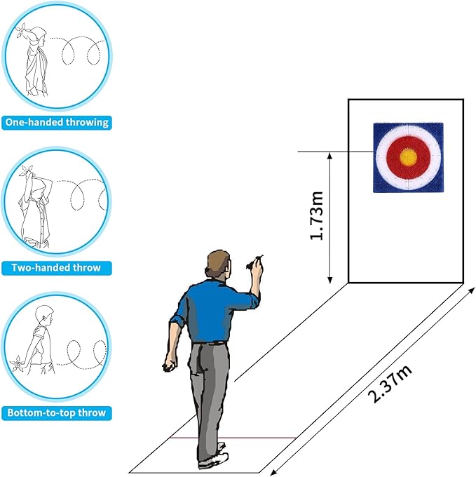 Throwing Axe Game Axe Throwing Target for Outdoor Play for All Family Members