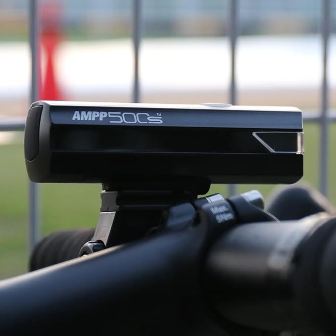 CATEYE AMPP USB Rechargeable Bike Light – High Visibility Super Bright OptiCube™ Headlight for Commuters, Road Cyclists & Mountain Bikers, Day & Night Riding Modes, IPX4 Waterproof, Tough & Durable