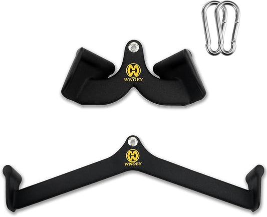 LAT Pulldown Attachment,Back Tricep Bar Strength Training,Handle Grips Lat Pull Down Bar Press Down Exercises,Cable Machine Accessories, Cable Back Attachments for Home Gym