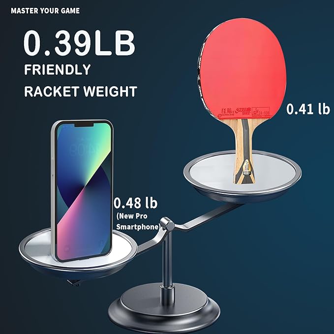7002 Professional Ping Pong Paddles Carbon Fiber Table Tennis Rackets with 5 Wood 2 Aryslate Carbon Blade