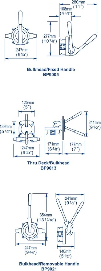 Whale Gusher Urchin Manual Bilge Pump - up to 14.5 GPM Flow Rate - for Boats up to 40 Feet