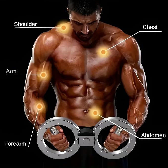 2025 New Spinning Rotator Burn Machine Arm Workout 360°Rotatable - 12 Pound Arm Workout Adjustable Resistance Rotate Arm Exerciser Trainer Machine, Fore Arm Strength Trainer, Home Gym Trainer for Men