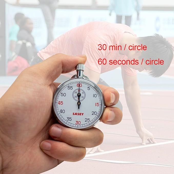 Mechanical Stop Watch Sports Chronograph Running Timer Handheld Stopwatch (SXJ505)