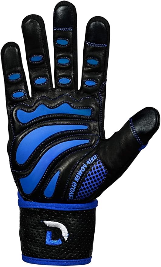 Elite Leather Gym Gloves with Built in 2" Wide Wrist Wraps Grip & Design for Weightlifting Power Lifting Bodybuilding & Strength Training Workout Exercises, Size : XX-Large