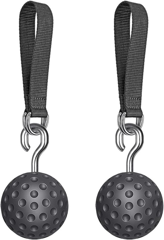 SELEWARE Non-Slip Pull Up Power Balls, Rock Climbing Grips for Strength Training, Forearm and Hand Exerciser for Chin Up Bar, Kettlebell, Barbell, Resistance Band Handles, Home Gym Workout Equipment