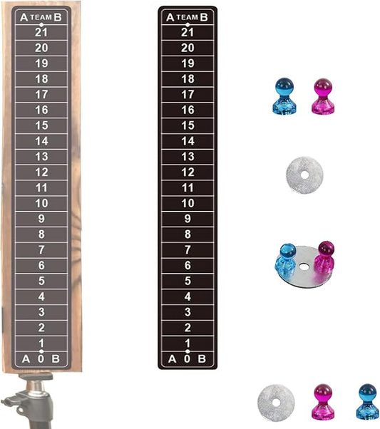 Cornhole Scoreboard Tracker Steel Score Keeper: Durable Corn Hole Scoreboards for Easy Score Tracking Corn Hole Games Ladder Ball Toss Game Pop Darts Popdarts Game (1 Pack-Vertical)