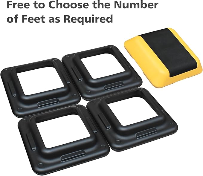 Exercise Aerobic Step Platform,Adjustable Height Fitness Stepper Stackable Risers, Aerobics Stepper Workout Stepper for Gym Home Cardio Strength & Training